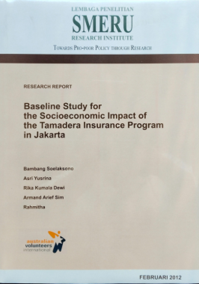 Baseline Study for the Socioeconomic Impact of the Tamadera Insurance Program in Jakarta