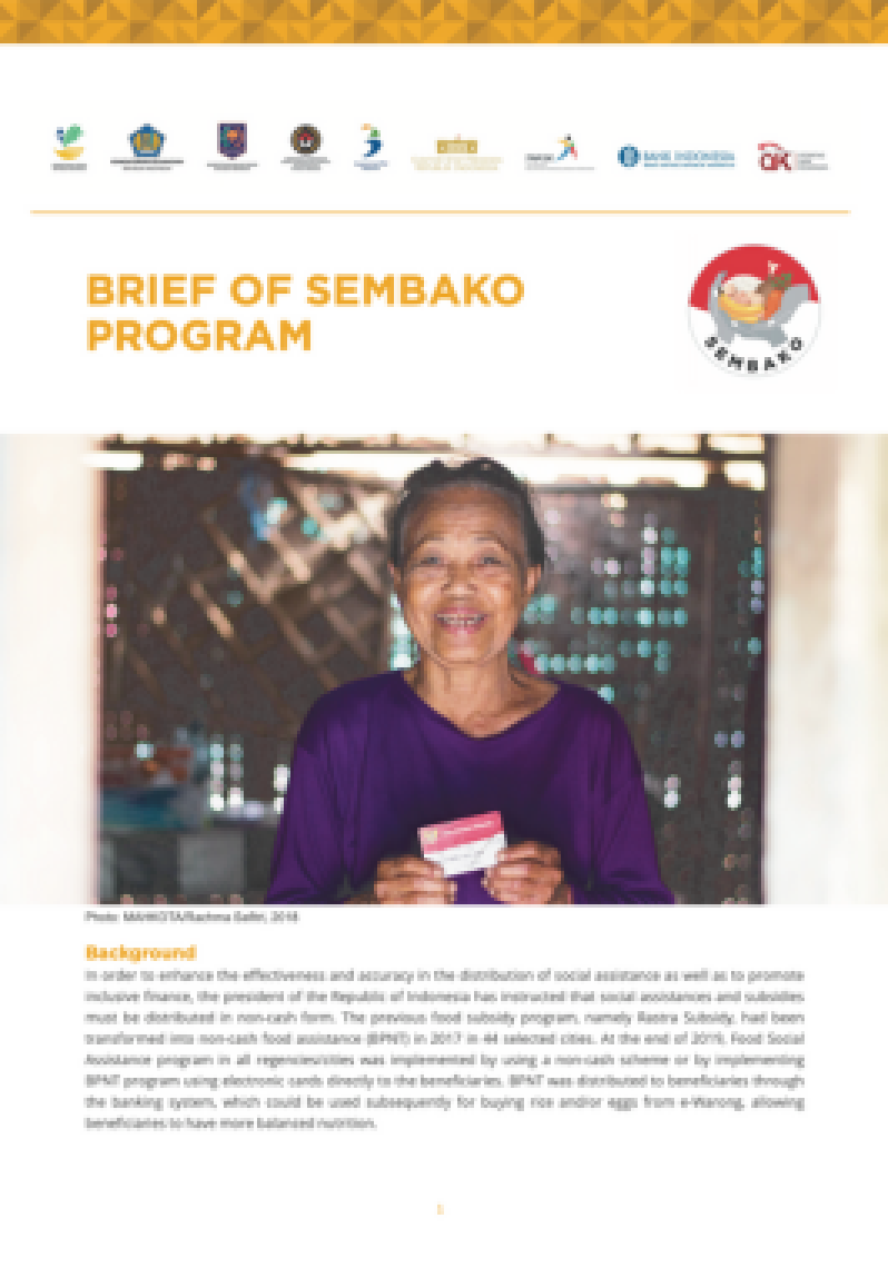 Brief Of Sembako Program