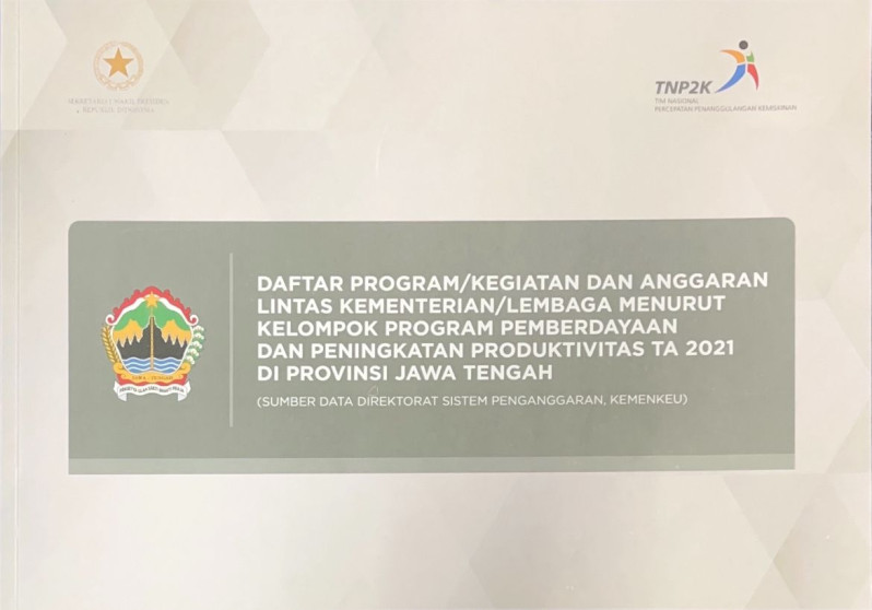 Daftar Program/Kegiatan dan Anggaran Lintas Kementerian /Lembaga menurut Kelompok Program Pemberdayaan dan Peningkatan Produktivitas TA 2021 di Provinsi Jawa Tengah