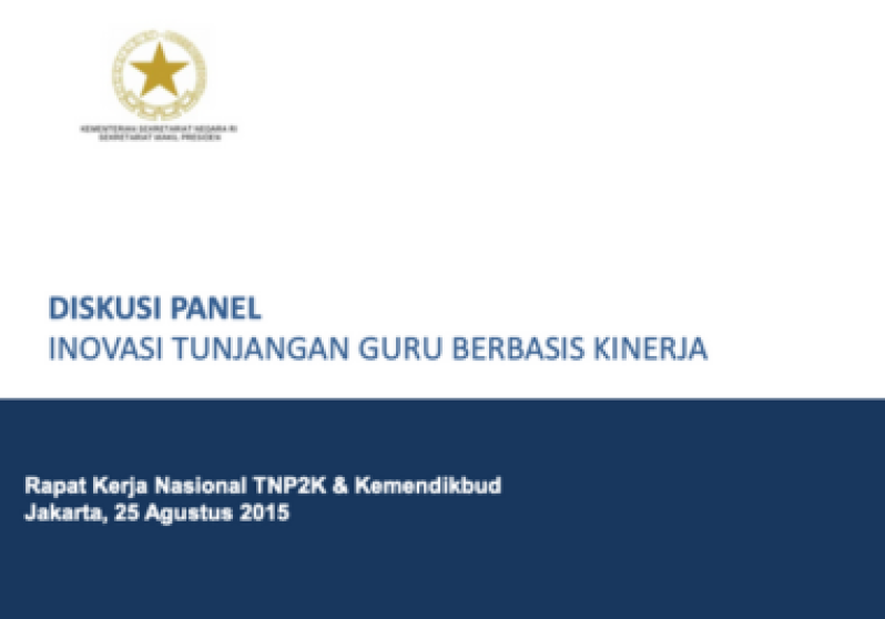 Diskusi Panel (Inovasi Tunjangan Guru Berbasis Kinerja)