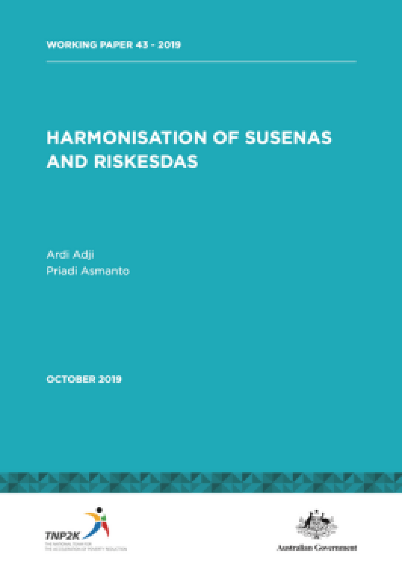 Harmonisation of Susenas and Riskesdas