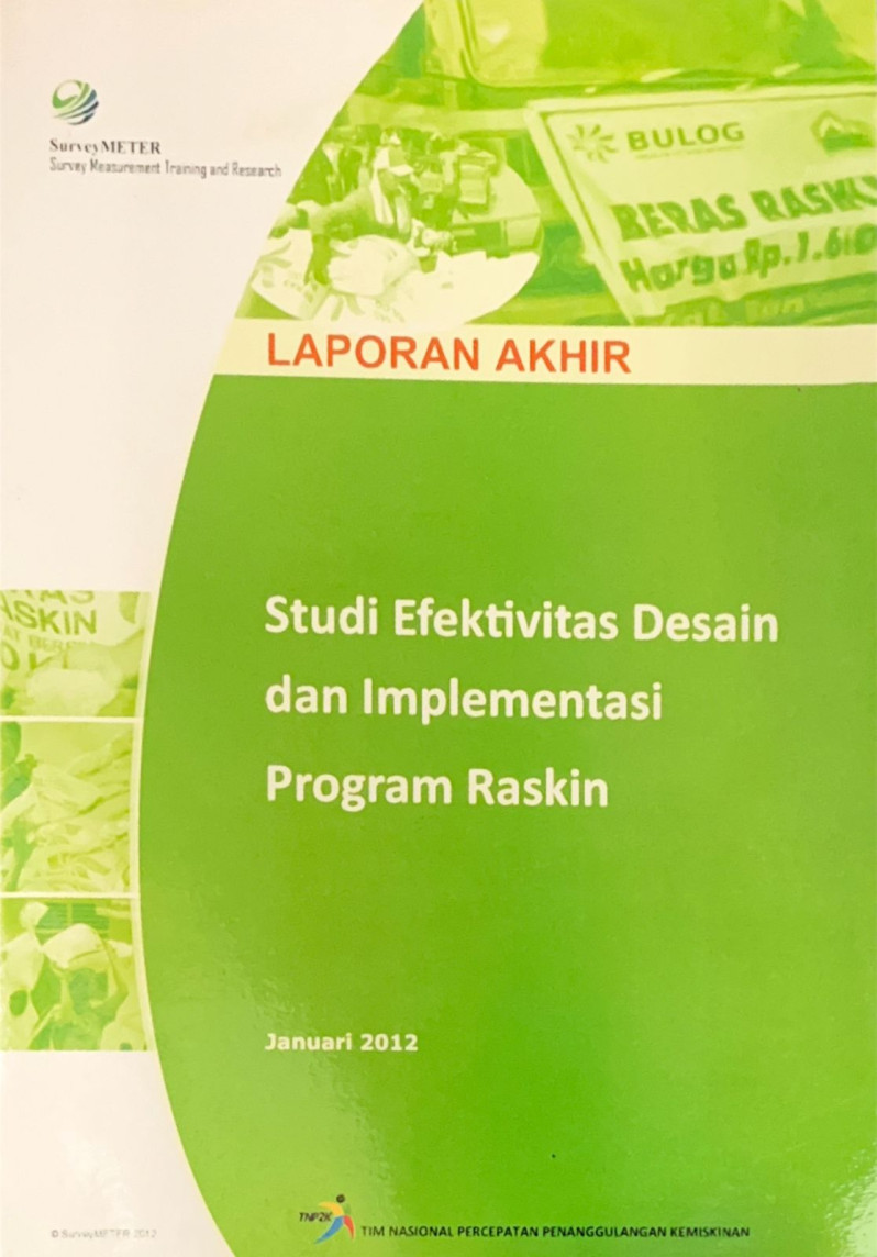 Laporan Akhir Studi Efektivitas Desain dan Implementasi Program Raskin Januari 2012