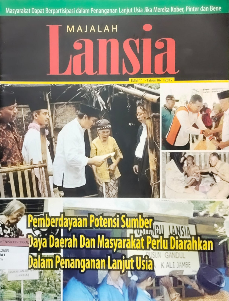 Majalah Lansia Edisi 11, Tahun 06, 2012