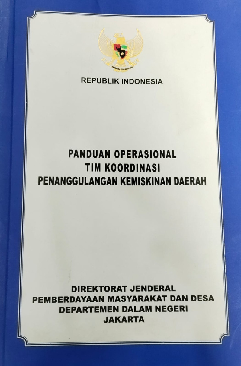 Panduan Operasional Tim Koordinasi Penanggulangan Kemiskinan Daerah