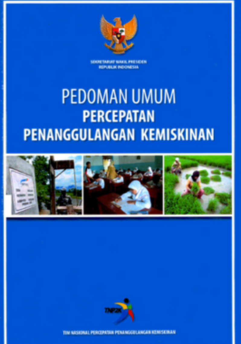 Pedoman Umum Percepatan Penanggulangan Kemiskinan