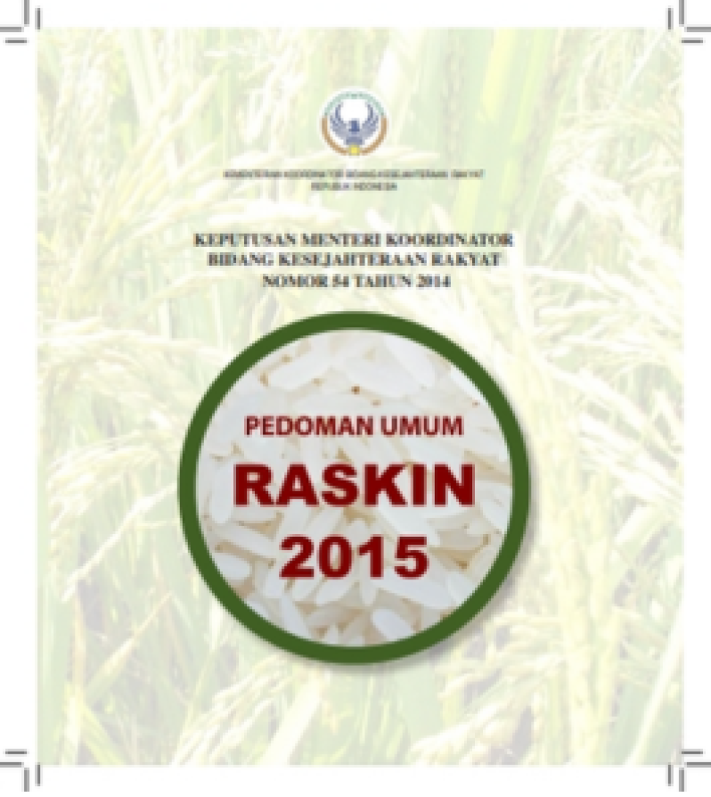 Pedoman Umum Raskin 2015