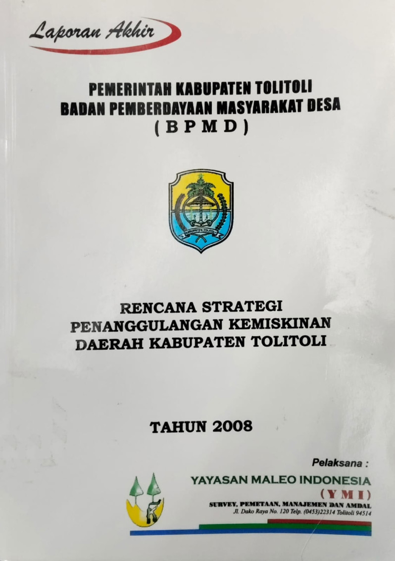 Pemerintah Kabupaten Tolitoli Badan Pemberdayaan Masyarakat Desa (BPMD)