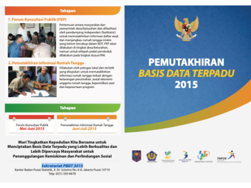 Pemutakhiran Basis Data Terpadu 2015