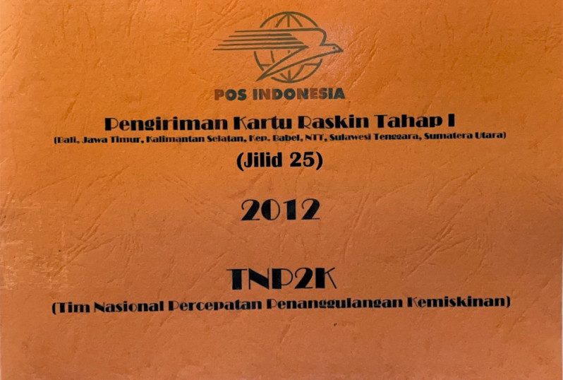 Pengiriman Kartu Raskin Tahap I (Bali, Jawa Timur, Kalimantan Selatan, Kep. Babel, NTT, Sulawesi Tenggara, Sumatera Utara) Jilid 22 2012