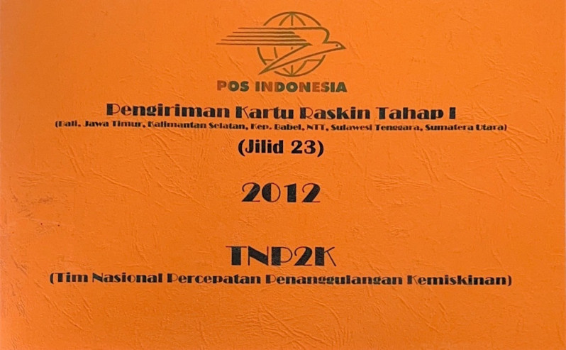 Pengiriman Kartu Raskin Tahap I (Bali, Jawa Timur, Kalimantan Selatan, Kep. Babel, NTT, Sulawesi Tenggara, Sumatera Utara) Jilid 23 2012