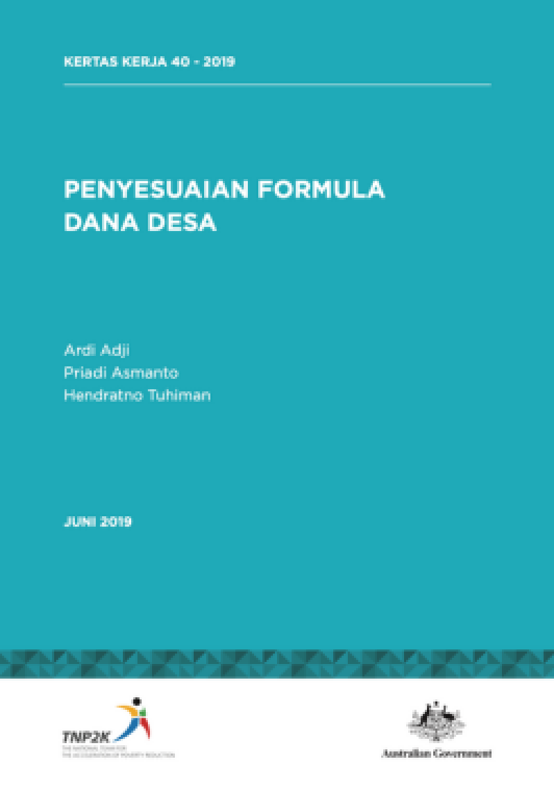 Penyesuaian Formula Dana Desa