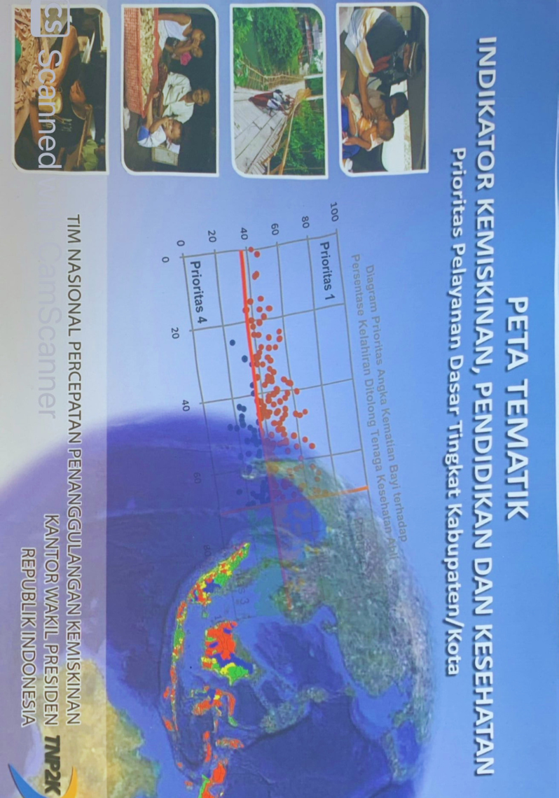 Peta Tematik Indikator Kemiskinan, Pendidikan dan Kesehatan: Prioritas Pelayanan Dasar Tingkat Kabupaten/Kota