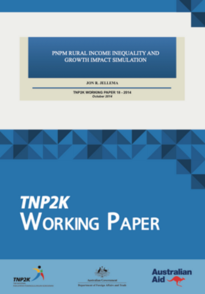 PNPM Rural Income Inequality And Growth Impact Simulation