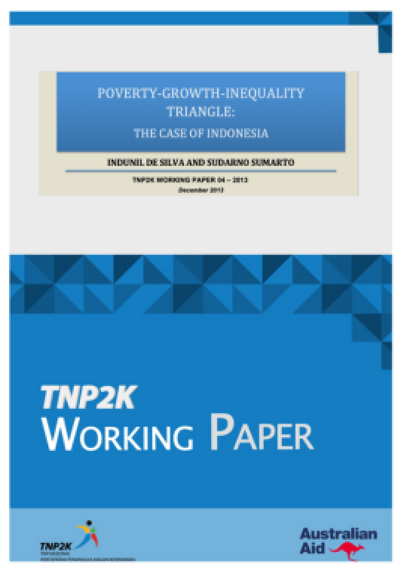 Poverty-Growth-Inequality Triangle: The Case of Indonesia