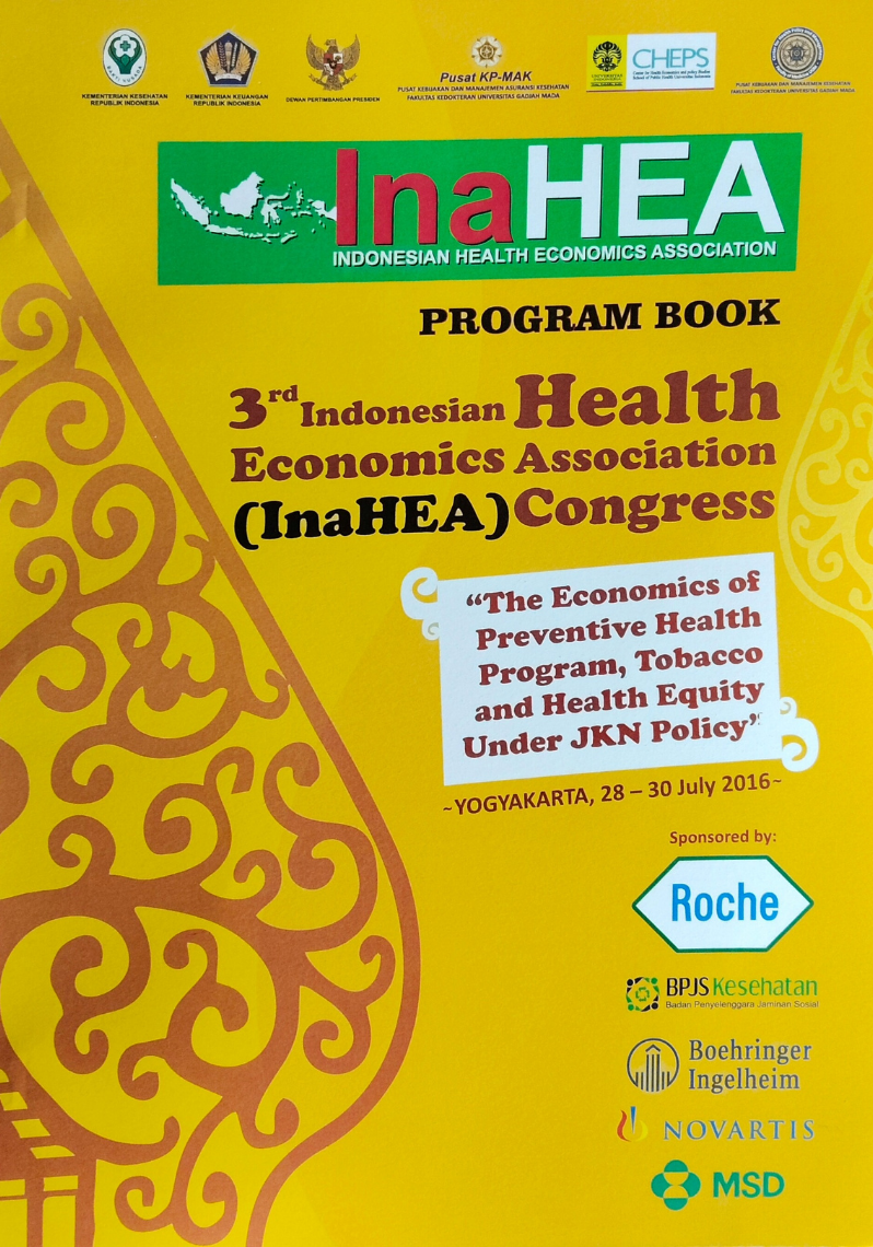 Program  Book 3rd Indonesian Health Economics Association (InaHEA) Congress