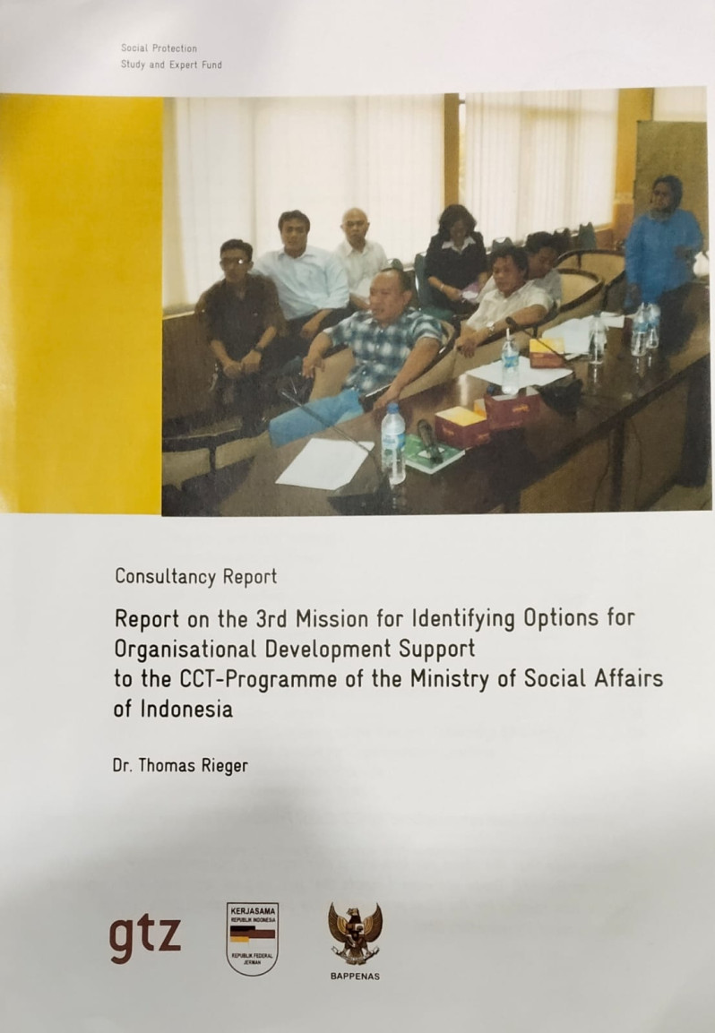 Report on the 3rd Mission for Identifying Options for Organisational Development Support to the CCT-Programme of the Ministry of Social Affairs