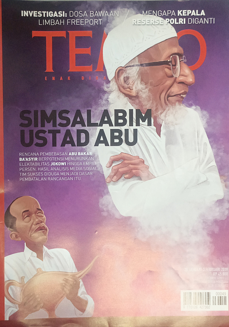 Tempo Edisi 28 Januari-3 Februari 2019 : Simsalabim Ustad Abu