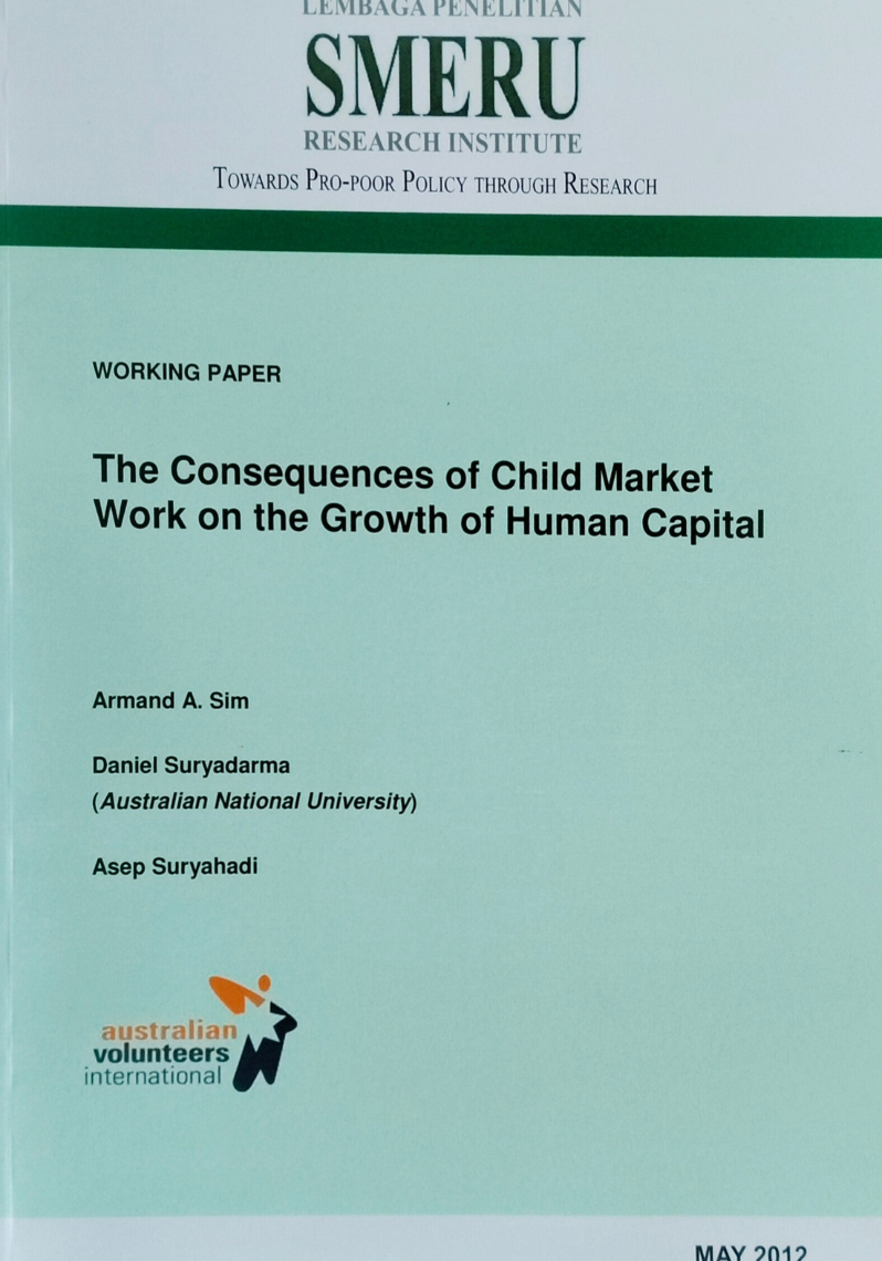 The Consequences of Child Market Work on the Growth of Human Capital