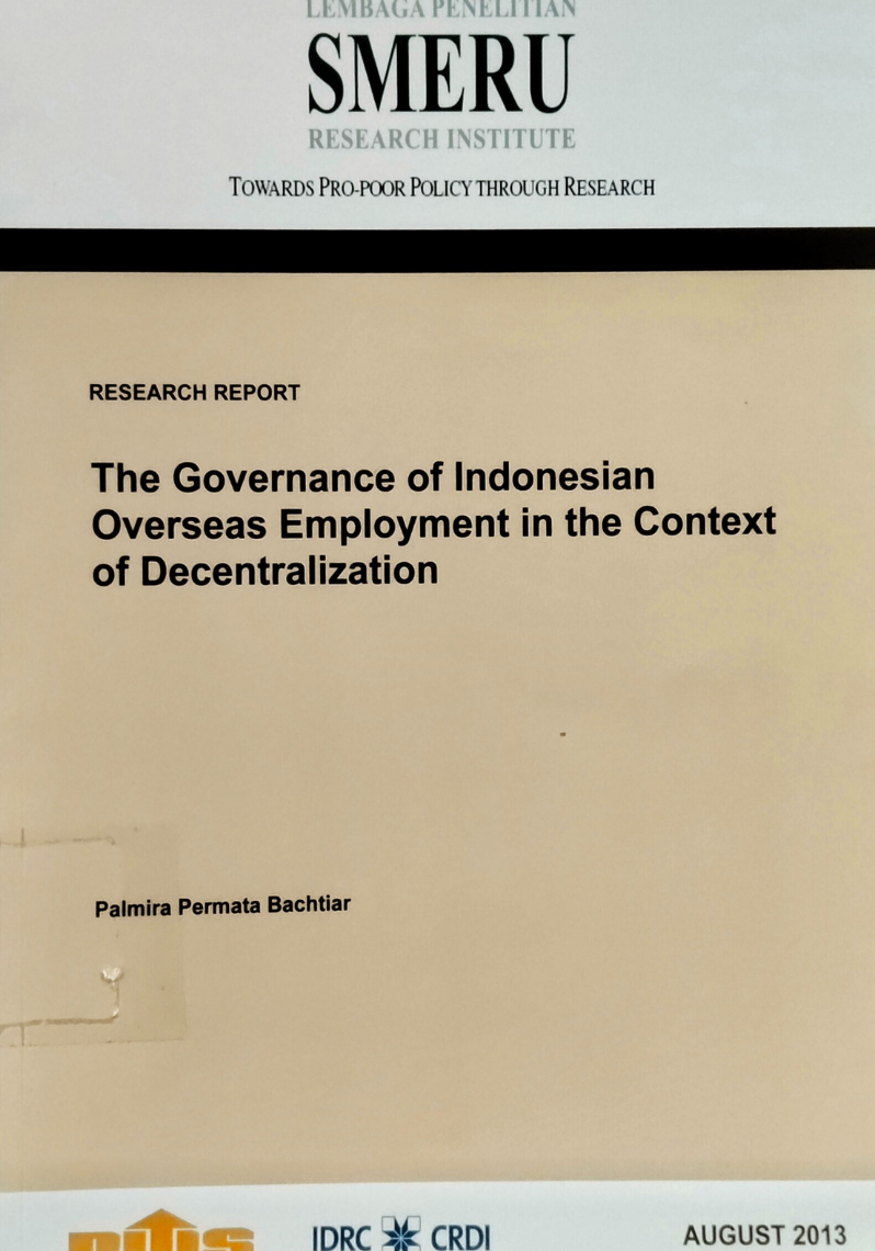 The Governance of Indonesia Overseas Employment in the Context of Decentralization