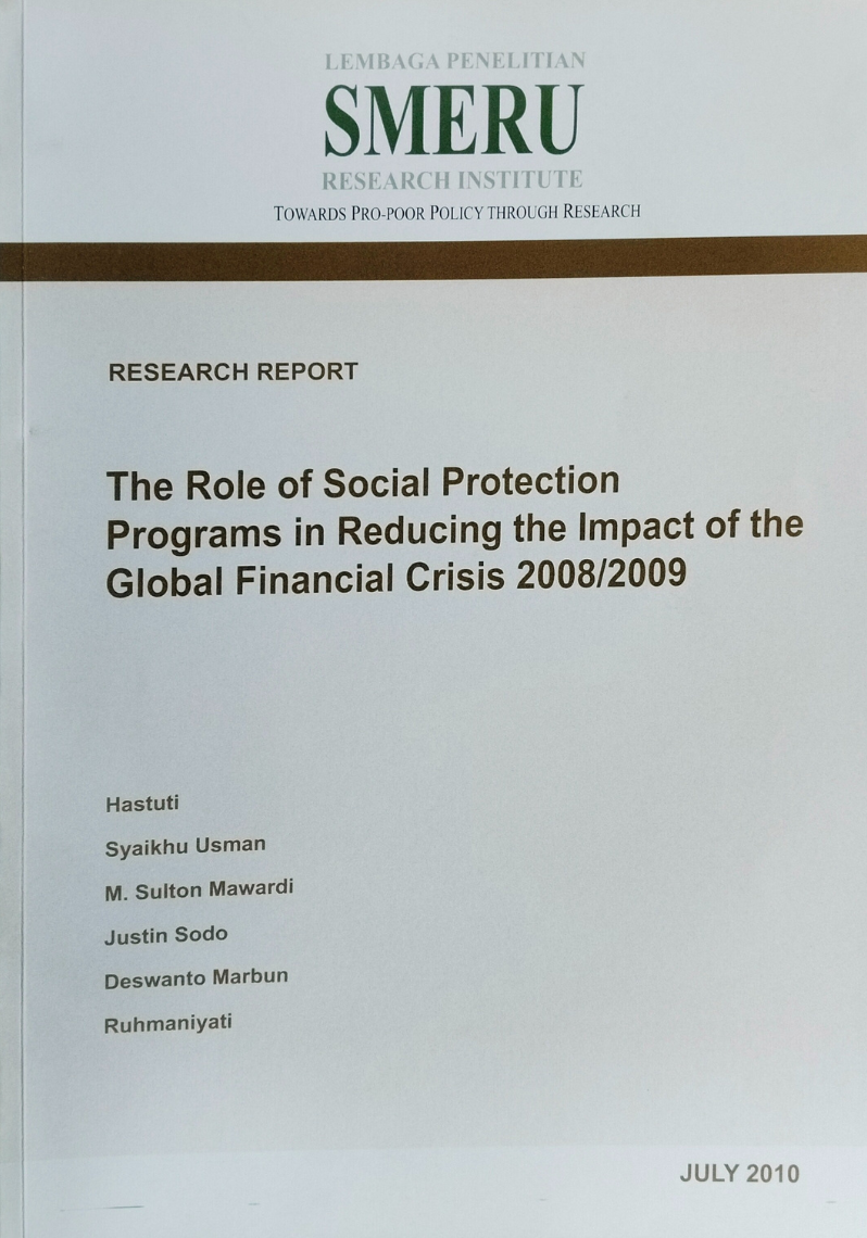 The Role of Social Protection Programs in reducing the Impact of the Global Financial Crisis 2008/2009