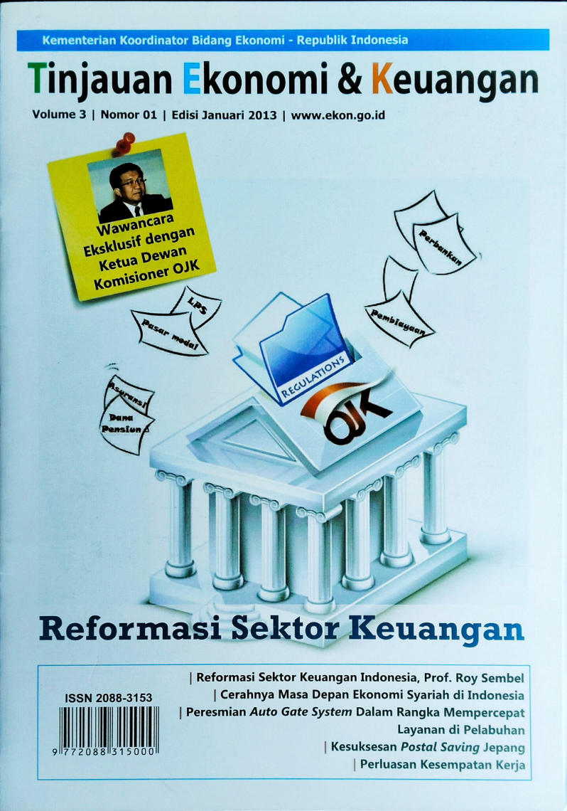 Tinjauan Ekonomi & Keuangan, Volume 3, Nomor 01, Edisi Januari 2013