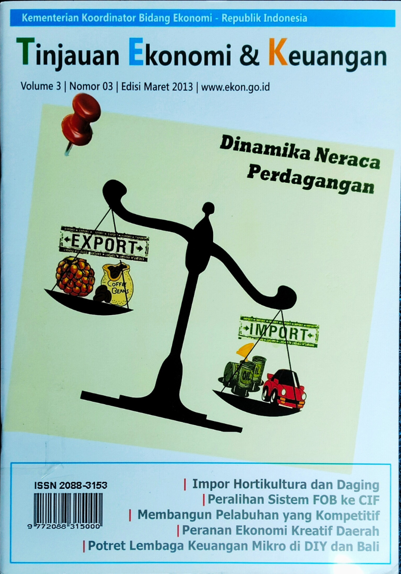 Tinjauan Ekonomi & Keuangan, Volume 3, Nomor 03, Edisi Maret 2013