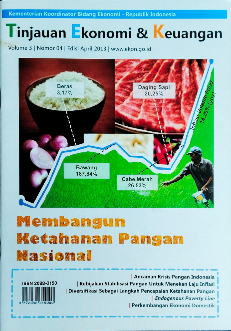 Tinjauan Ekonomi & Keuangan, Volume 3, Nomor 04, Edisi April 2013