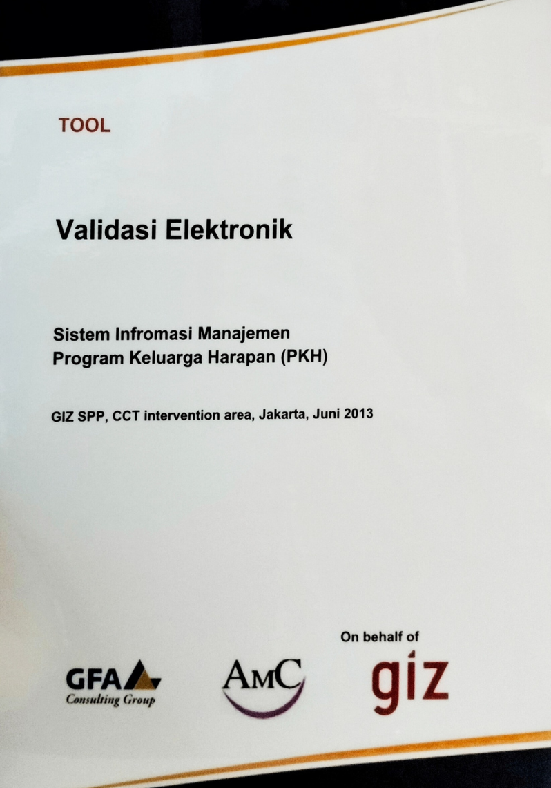 Validasi Elektronik Sistem Informasi Manajemen Program Keluarga Harapan (PKH)