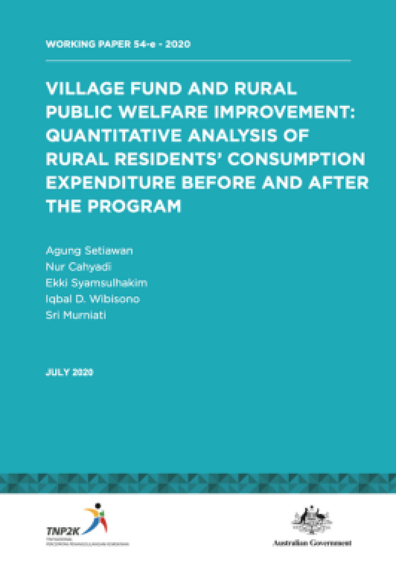 Village Fund And Rural Public Welfare Improvement: Quantitative Analysis of Rural Residents’ Consumption Expenditure Before and After The Program