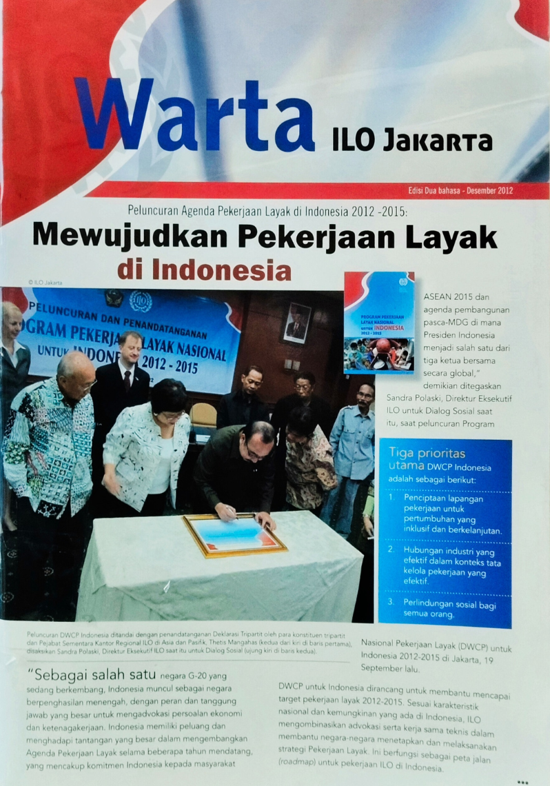 Warta ILO Jakarta Edisi Dua Bahasa Desember 2012